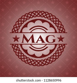 Mag vintage red emblem