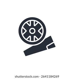 mag wheel icon collection .design style with background