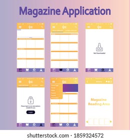 Magazine Application Design. UI, UX. Magazine template.
Magazine application. website 
newspaper.