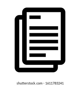 magazine article icon isolated sign symbol vector illustration - high quality black style vector icons
