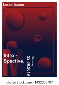 Magazine background cover, layout vector, template