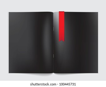 Magazine blank page template for design layout