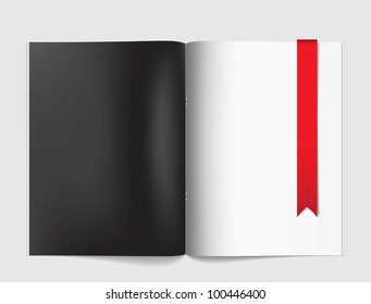 Magazine blank page template for design layout