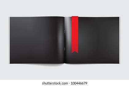 Magazine blank page template for design layout