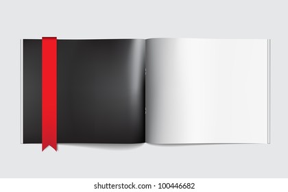 Magazine blank page template for design layout