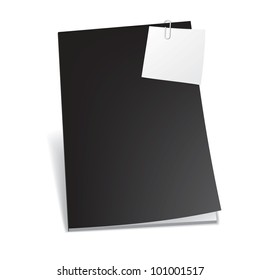 Magazine blank page template for design layout