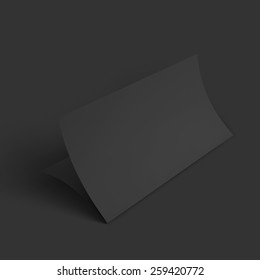 Magazine, booklet, postcard, business card or brochure mockup template. Vector Illustration EPS10.