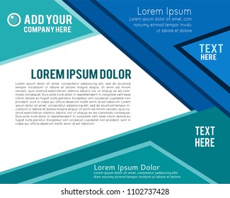 Magazine or brochure, vector design. Abstract background.