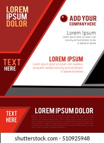 Magazine or brochure, vector design. Abstract background.