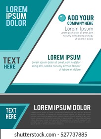 Magazine or brochure, vector design. Abstract background.