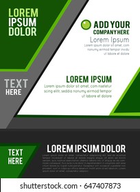 Magazine or brochure, vector design. Abstract background.