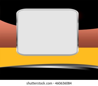 Magazine or brochure, vector design smooth wave curve lines and circles. Abstract background.
