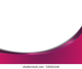 Magazine or brochure, vector design smooth wave curve lines and circles. Abstract background.