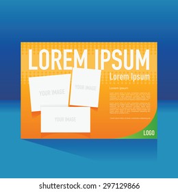 magazine cover, brochure, flyer, poster & layout template