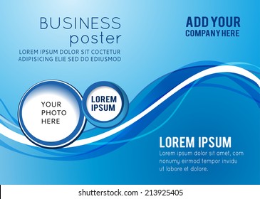Magazine cover, design layout template. Abstract vector background.