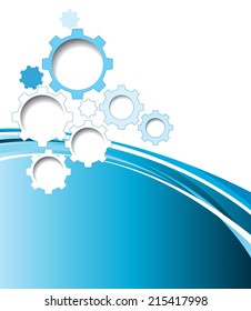 Magazine cover, design layout template. Abstract vector background.