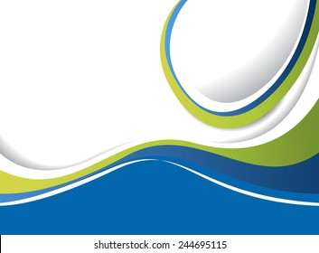 Magazine cover, design layout template. Abstract vector background.
