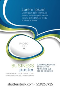 Magazine cover, design layout template. Abstract vector background.