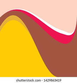 Magazine cover, publishing and print presentation. Abstract vector background.