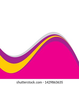 Magazine cover, publishing and print presentation. Abstract vector background.