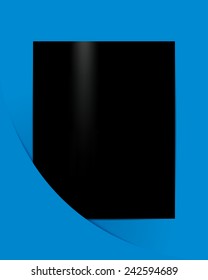 Magazine cover, publishing and print presentation. Abstract vector background.