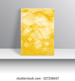 Magazine Cover with  rhombus . 