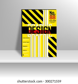 Magazine cover template
