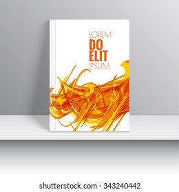 Magazine Cover with twisted pieces. 