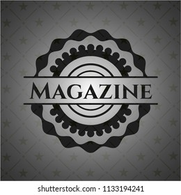 Magazine dark badge