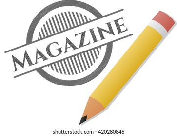 Revista dibujada con pinzas