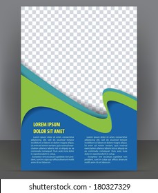 Magazine, flyer, brochure and cover layout design template, vector Illustration