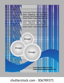 Magazine, flyer, brochure and cover layout design print template
