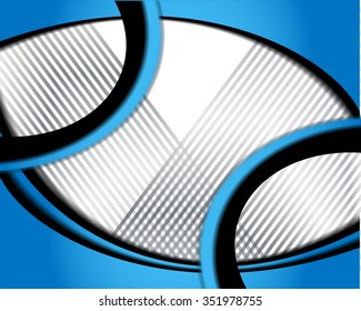 Magazine, flyer, brochure, cover layout design print template, blue vector Illustration
