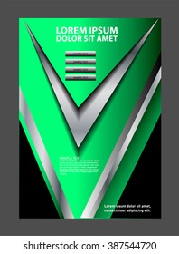 Magazine, flyer, brochure and cover layout design template, vector Illustration
