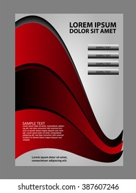 Magazine, flyer, brochure and cover layout design template, vector Illustration
