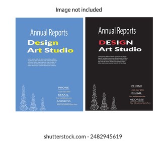 Magazine front page, creative book cover, front page design, brochure cover, annual report cover, and annual report template