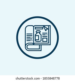 magazine icon isolated on white background from books collection. magazine icon trendy and modern magazine symbol for logo, web, app