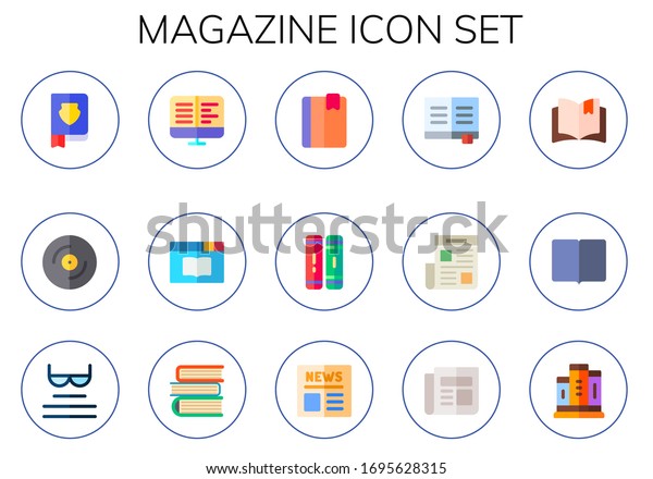 Descubra Conjunto De Iconos De La Revista Imagenes De Stock En Hd Y Millones De Otras Fotos Ilustraciones Y Vectores En Stock Libres De Regalias En La Coleccion De Shutterstock Se Agregan Miles De Imagenes Nuevas De Alta Calidad Todos Los Dias