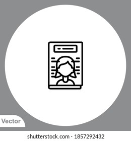 Magazine icon sign vector,Symbol, logo illustration for web and mobile