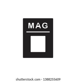 magazine icon, symbol vector template
