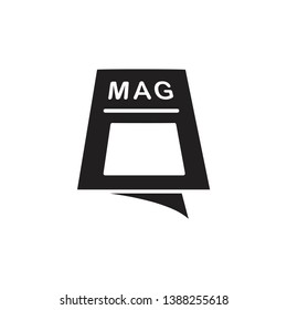 magazine icon, symbol vector template