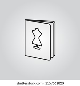 Magazine icon vector