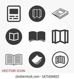 Magazine icon vector, magazine and newspaper symbol