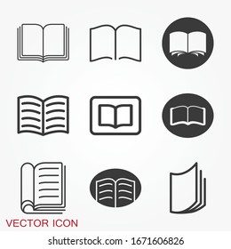 Magazine icon vector, magazine and newspaper symbol