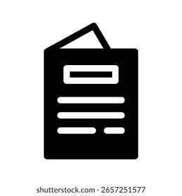 Ilustración de diseño de símbolo de Vector de icono de revista