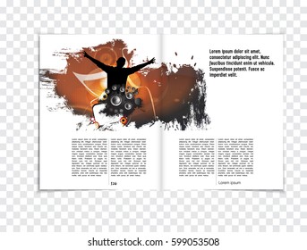 Magazine layout