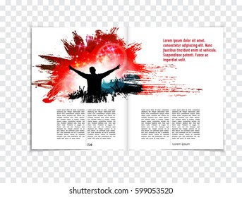 Magazine layout