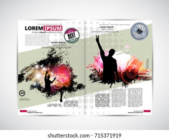 Magazine layout