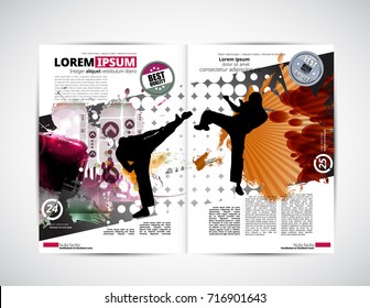 Magazine layout