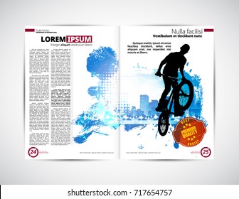 Magazine layout